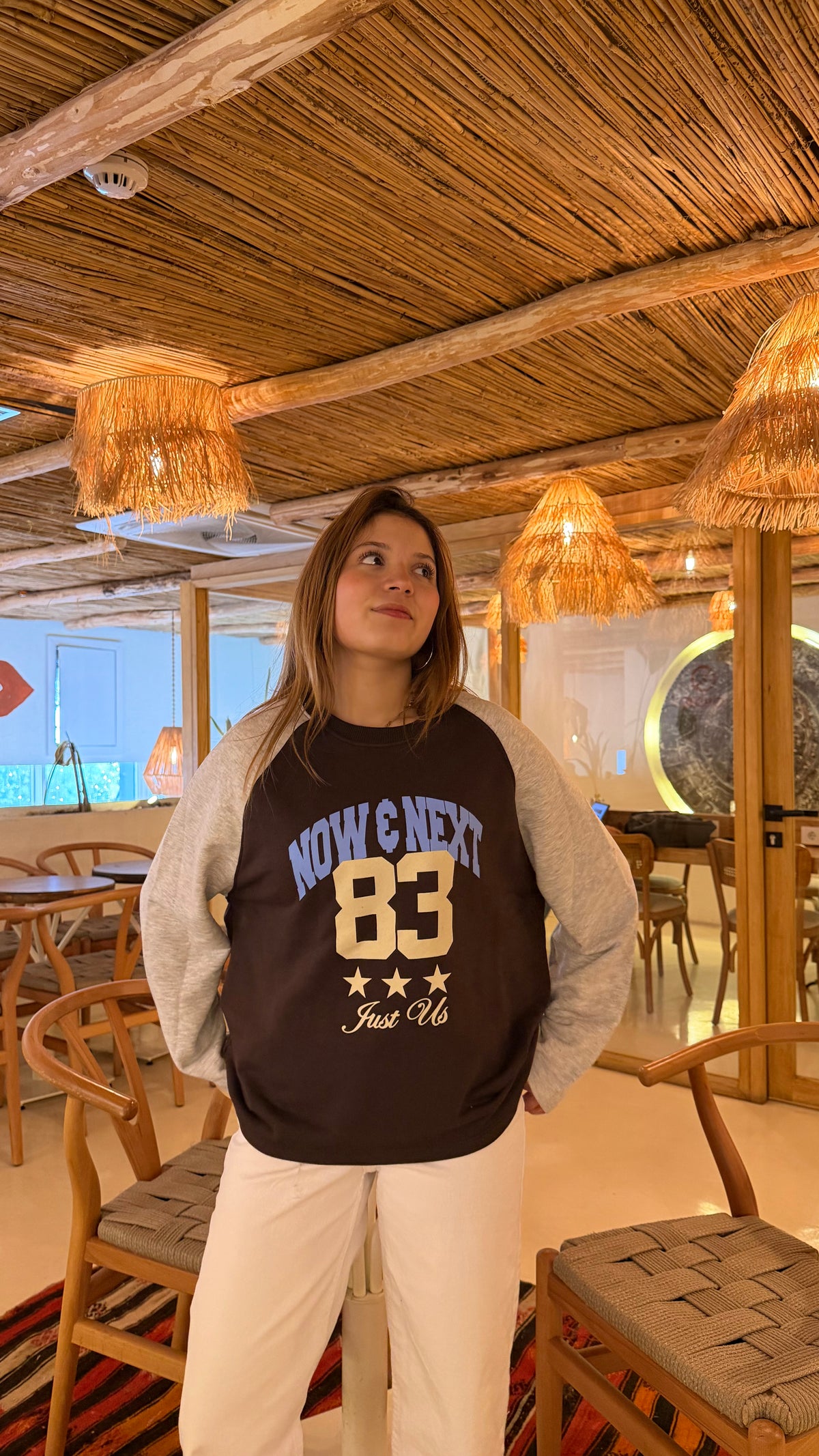 Kadın gri kahve sweat
