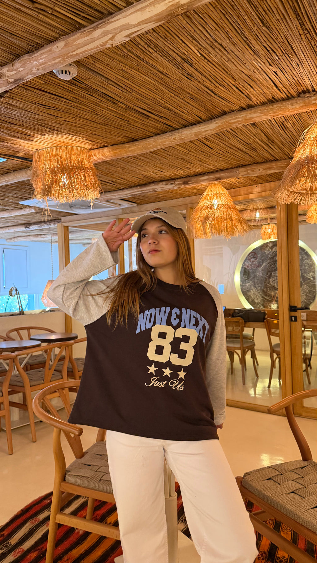 Kadın gri kahve sweat